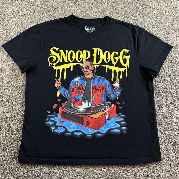 Snoop Dogg Dogg Supply Shirt Mens Extra Large Black Doggystyle Hip Hop Casual - Picture 1 of 8